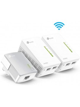 TP-Link TL-WPA4220T KIT 2-Port Powerline Adapter WiFi Starter Kit, Range Extender, Broadband/WiFi Extender, WiFi Booster/Hotspot