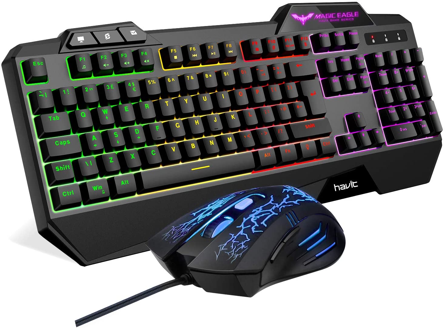 redragon keyboard Havit gaming mouse 35 buttons