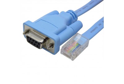 RJ45 to Female RS232 Serial DB9 9 Pin Console Cable - 72-3383-01